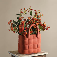 Load image into Gallery viewer, Ceramic Handbag Vase - mybeautifuldetails
