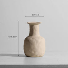 Load image into Gallery viewer, Sumerian Letters - Beige Ceramic Vases - mybeautifuldetails
