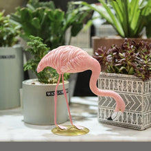Load image into Gallery viewer, Pink Flamingo Decoration Crafts Home Decoration Living Room Soft Decoration - mybeautifuldetails
