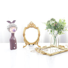 Load image into Gallery viewer, European Make-up Mirror Tabletop Creative Single-sided Mirror - mybeautifuldetails
